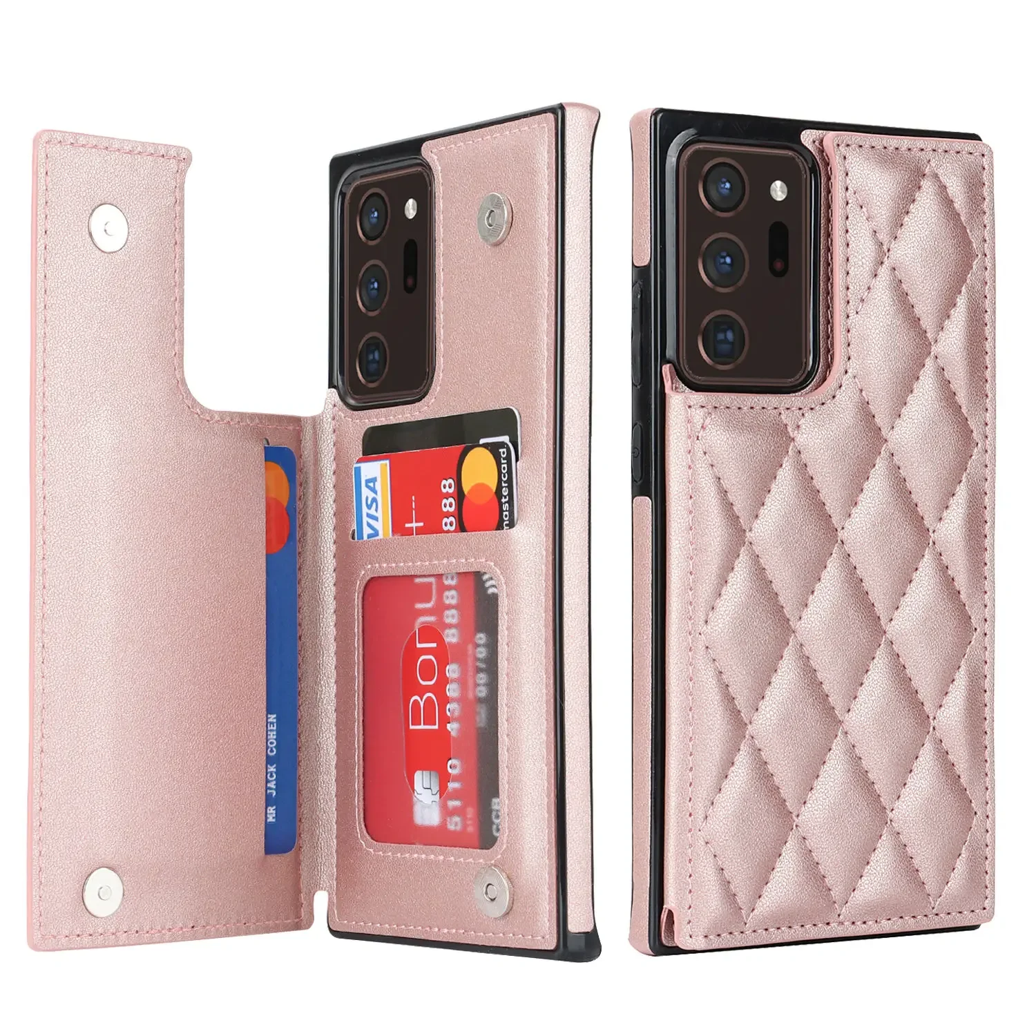 For Samsung Galaxy Note 10 Plu - Leather Folio Wallet Case recension och pris