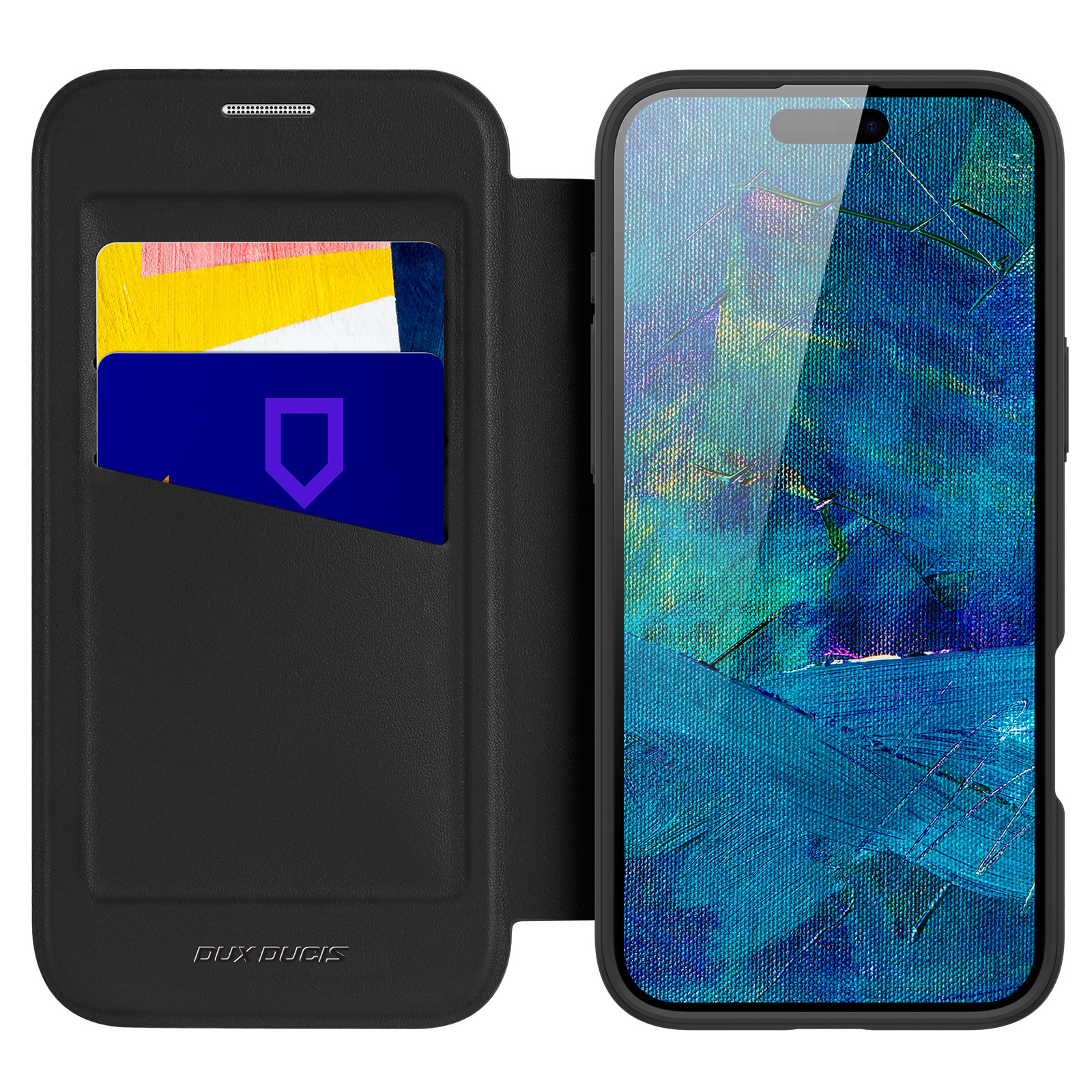 DUX DUCIS Folio Case for iPhon - Leather Folio Wallet Case recension och pris