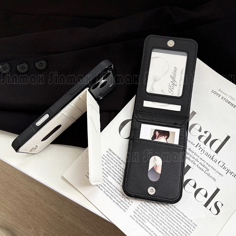 Classic Business Wallet Phone  - Leather Folio Wallet Case recension och pris
