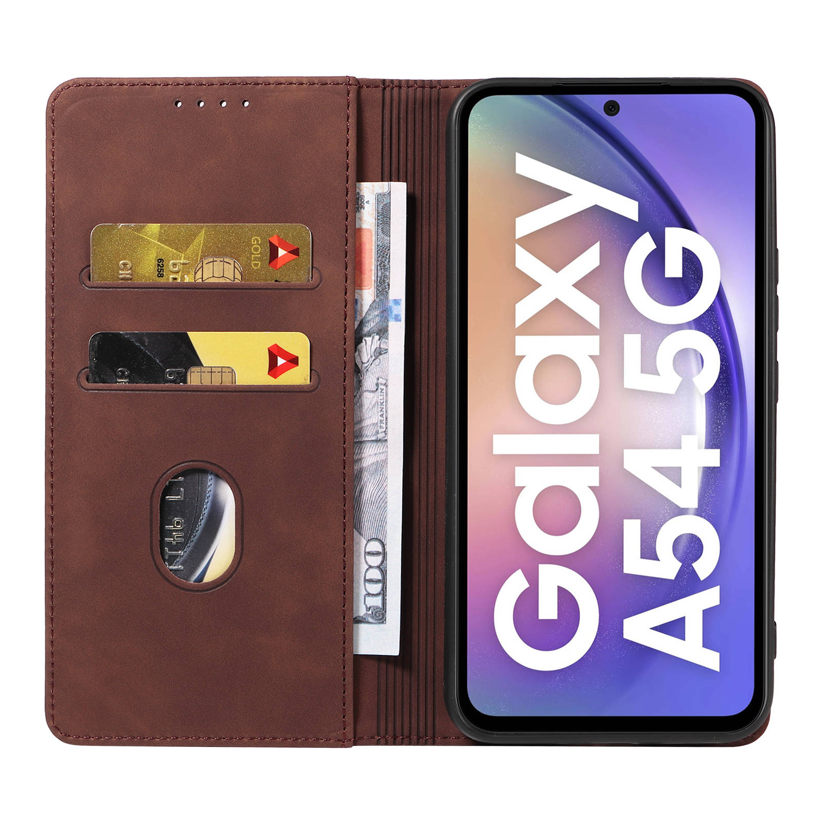 Flip Wallet Case for Samsung G - Leather Folio Wallet Case recension och pris
